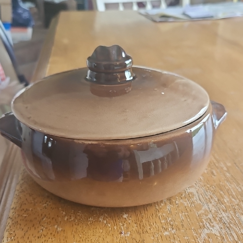 Brown Ceramic Casserole Dish